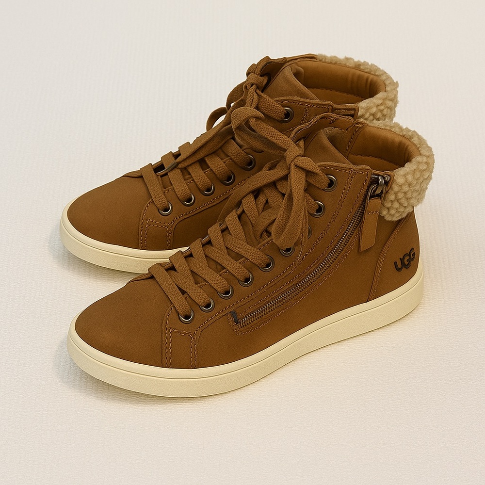 UGG Women's Olive High-Top Sneakers Size 6